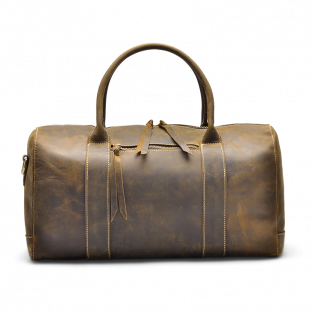 TRAVEL BAG KOMPAKT VINTAGE LÄDER CRISTEN. - 1