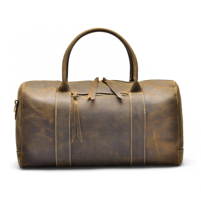 TRAVEL BAG KOMPAKT VINTAGE LÄDER CRISTEN. - 1
