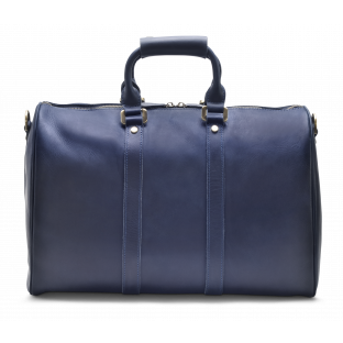 TRAVEL BAG HELGEN SMIDIGT LÄDER NATT BLÅ EIRIK. - 1