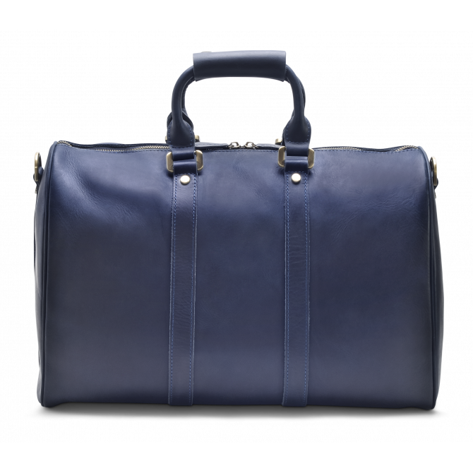 TRAVEL BAG HELGEN SMIDIGT LÄDER NATT BLÅ EIRIK. - 1